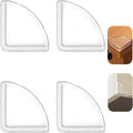 4pcs,Table Corner Protector, Corner Protector to Cover Sharp Furniture, Clear Furniture Corner Guards & Edge Safe Anti-Collision Bumpers, Suitable for Table Corner Cabinet Corner Window Corner