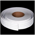 White Reflective Tape 2 inch Wide, Outdoor Waterproof Hazard Conspicuity Warning Industrial Marking Tape (166 feet)