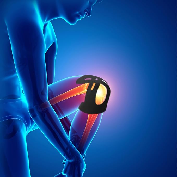 IEADEN Precut Kinesiology Tape for Knees, 10 Pcs, 5 Colors - Knee Support & Stability, Knee Pain Relief Athletic Tape - Waterproof & Elastic, Breathable Hypoallergenic Latex-Free Tape