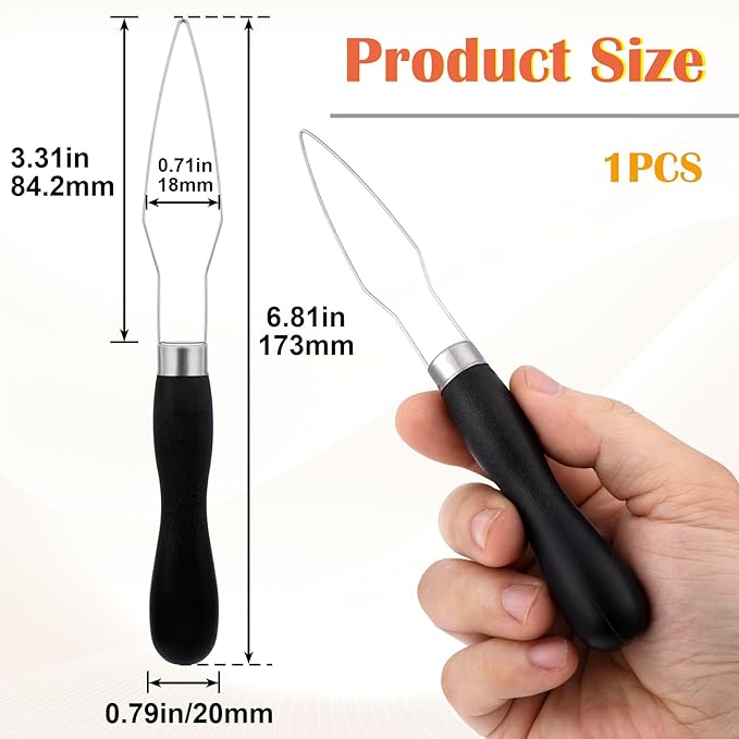 Easy Button Hook, Steel Button Helper Tool for Elderly, Wide Wood Handle Buttons Fastener Device Assist Dressing Aid Tool for Seniors One Hand - 1 Pack, Black