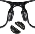 20 Pairs (Black) SURMAP Eyeglass Nose Pads, Comfort Soft Silicone Glasses Nose Pad, with Sticky Backing, Anti-Slip Heighten Air Chamber Glasses Grips for Eyeglasses and Sunglasses