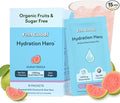 Feel Goods Hydration Hero, 1,000mg Electrolytes Powder, Sugar Free, Magnesium, Organic Coconut Water, L Theanine, Vitamin C & B12, Non GMO, Keto, Vegan, Electrolyte Packets | Guava Fresca, 15 Count