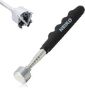 NEIKO 25 Lb Telescoping Magnetic Pickup Tool, 30" Extendable, Silver Stainless Steel, Cylindrical, 1" Head, 25 Lb Pull Force