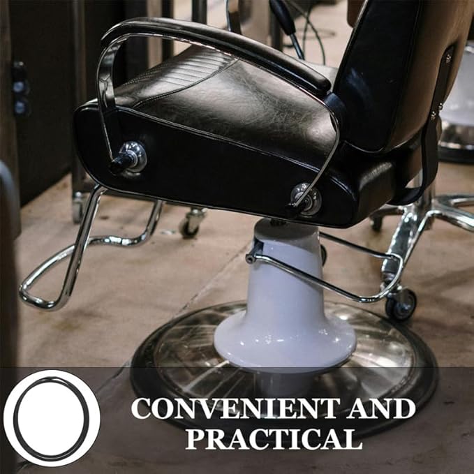 Barber Chair Rubber Base Ring Non Slip Gasket Salon Chair Stability Floor Protection 20.47 Inch Durable Anti Slip Accessories