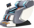Zero Gravity Shiatsu Massage Chair Full Body Deep Tissue - Lumbar/Calf Heat, 8 Back Rollers, Extendable Footrest - Relieve Back Pain for Office Workers/Athletes/Seniors, Quiet ≤50dB