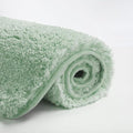 Suchtale Bathroom Rug, 20"x32" Pale Green Bath Mat, Non-Slip Shaggy Microfiber Mat for Bathroom, Soft Water Absorbent & Machine Washable Plush Shower Rug