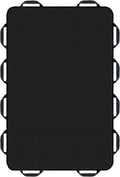 Upgraded 3-Layer Comfort Positioning Bed Pad with Handles Washable Waterproof Transfer Board for Turning Moving Patient Inconvenience Care Transfer Sheet, 60"x40", Extra Large, Black