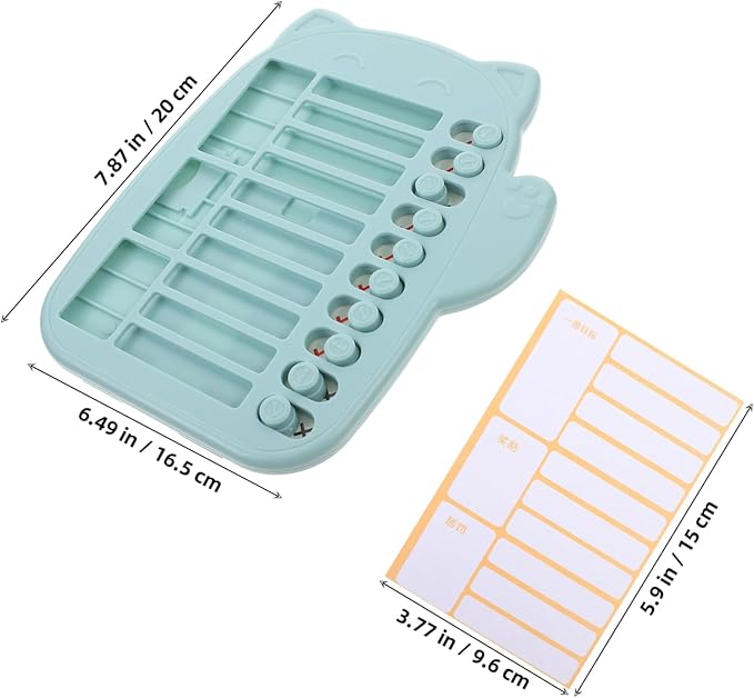 1set Multi-Functional Chores Chart for Boys and Girls Portable Behavior Tracker Replacement Cards Encourages Responsibility and Management Daily Tasks