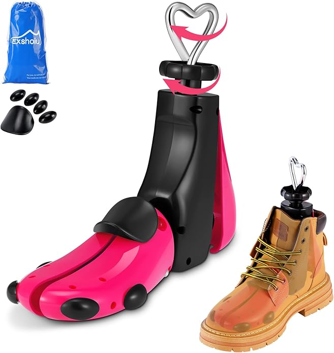Shoe Stretcher Men, Women Leather Boot Stretcher for Wide Feets, Shoe Tree Adjustable Boot Widener Stretcher