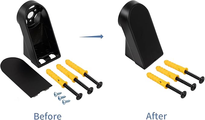 6 FT Modern Aluminum Handrail Set - ADA Compliant Indoor & Outdoor Stair Railing. 1.4" Diameter Grab Bar. Wall-Mounted with 90°Wall Return End. Ideal for Safe Grip，Rust Free(Matte Black, 6 FT)