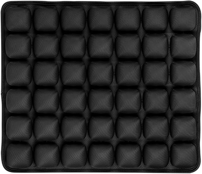 1Pcs Sondor Travel Seat Cushion, Inflatable Airplane Seat Cushion for Travel.Suitable for Long Distance Sedentary People to Use, 1000 Black and 1000 White Mini Fasteners