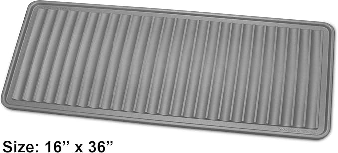 WeatherTech BootTray (16"x36") - Grey - Durable Mat for Dirty Boots and Shoes