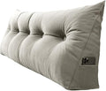 GOTOTOP Large Bolster Cushion Headboard Pillow, Soft Plush Back Support Bed Rest Pillow for Reading and Watching TV, 605020cm (#4)