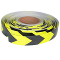 Reflective Tape Outdoor Waterproof 1 inch X 166 feet, High Visibility Hazard Conspicuity Warning Safety Industrial Marking Tape