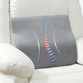 Back Support Pillow for Recliner Chair, Memory Foam Couch Back Cushions Ergonomic Large Lumbar Support Pillow for Lower Back Pain Relief, with Soft Velvet
