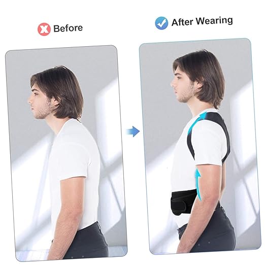 Adjustable Back Posture Corrector Brace for Men and Women Professional Spine Alignment Support for Hunchback Shoulder Relief and Posture Improvement Suitable for Office Home and