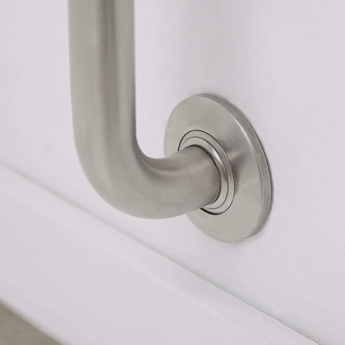 Seachrome Bathroom Grab Bar, Wall to Wall Stainless Steel Swing Away Grab Bar, 1 1/4-Inch Diameter, Handicap Grab Bar, Safety Rail, Satin Stainless (GW-4236-Q-SS)