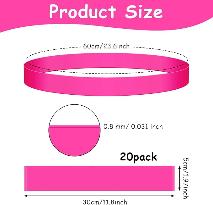 20 Pack Chair Bands for Kids with Fidgety Feet, ADHD Tools for Kids, ROOKEA Sensory Room Must Haves for Adhd Kids Fidget Chair Bands Autism Classroom Must Haves ADHD Tools for Classroom Home Chairs