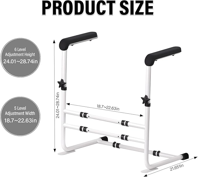 Stand Assist Aid for Elderly to Get Up from Couch - Adjustable Fall Prevention Standing Aid, 450 lbs Capacity for Seniors, Pregnancy & Disabled