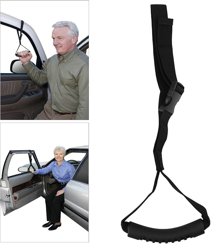 Automotive Standing Aid Grab Band for Elderly and Disabled, Portable Car Assist Handle Strap Safety Support for Vehicle Mobility and Transfer Assistance