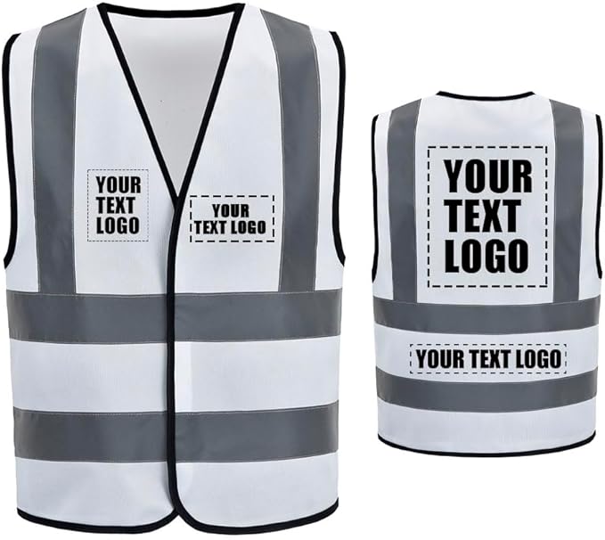 AYKRM 12 colour High visibility viz vest hi vis viz reflective work construction safety vest (XS-8XL)