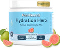 Feel Goods Hydration Hero, 1,000mg Electrolytes Powder, Sugar Free, Magnesium, Organic Aloe Vera, Organic Aloe, L Theanine, Vitamin C & B12, Non GMO, Keto, Vegan | Guava Fresca, 30 Servings