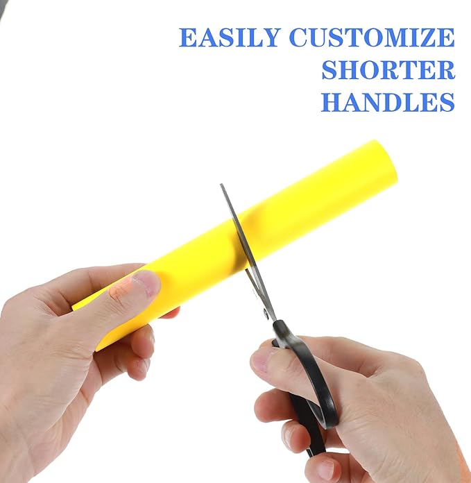 6 Pcs Foam Grip Tubing Comfort Non-Slip Foam Tubing for Utensils Pens Pencils Tools Ergonomic Handle Grip Tube for Elderly, Disabled, 3 Sizes