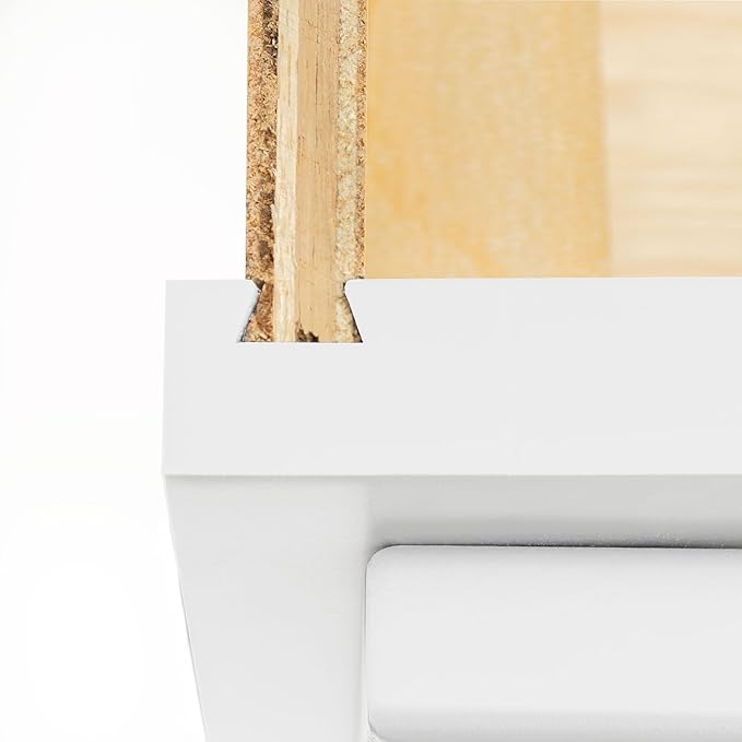 Quicklock RTA (Ready-to-Assemble) | Base Kitchen Cabinets - Shaker Style | Made in America (Pure White, 24" Wx34.5 Hx24 D Base)