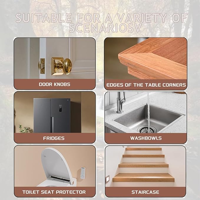 Baby Proofing Edge Protector for Kid Clear Edge Protector Strip Safety Corner Guards Child Proof Corner Bumper for Furniture 2" x 49.21' (thk: 1mm)