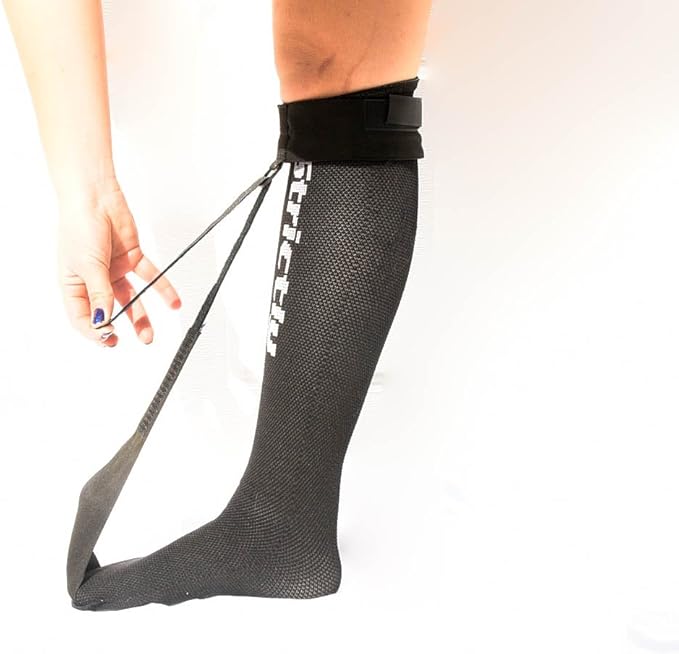 Single Strap Night Sock for Plantar Fasciitis and Achilles Tendonitis (Regular)