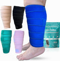 Beltwell® Adjustable Calf Compression Wrap for Swelling, Edema, Lipedema – Easy Leg Compression Sleeve for Circulation, Heaviness, Pain Relief – Ideal Lymphedema Leg Wrap