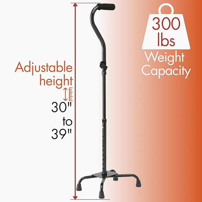 Caring Folding Quad Cane