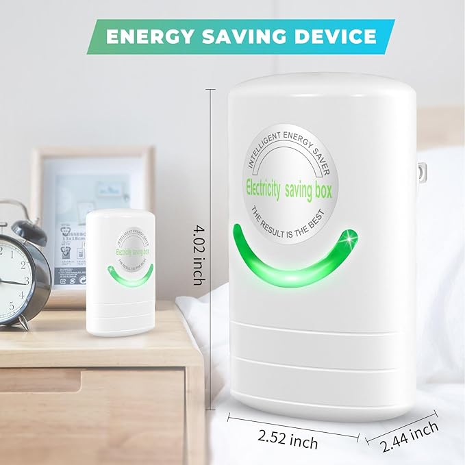 Power Saver Pro X,Stop Watt Energy Saving Device,Professional Electricity Saving Box,Intelligent Eco Volt Pro Energy Saver for Home Office,Stabilize Voltage 90V-250V 30KW,6Pack