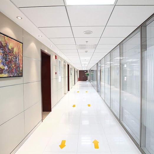 Arrow Floor Sticker Tape 2"4" Floor Marking Sign 200 PCS Decal Orange
