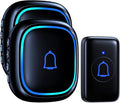 Wireless Doorbell Kits with 2 Receivers IP66 Waterproof 1000ft Range Door Bell for Classroom Teachers with 66 Ringtones 7 Levels Volume 115dB and LED Flash Memory Function Doorbell Chime for Home