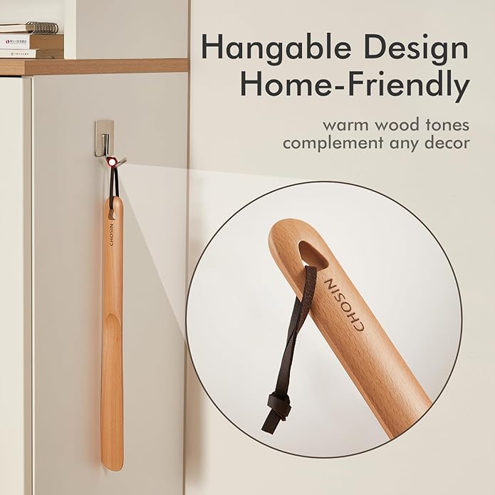 Shoe Horn Long Handle for Seniors Men Women, Small Shoe Spoon for Kids, 2pcs Boot Horn Shoe Helper for Home or Travel