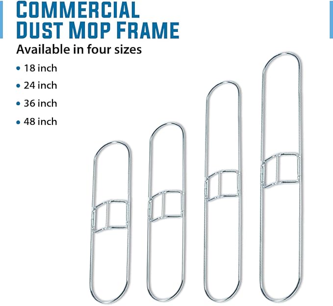 Kleen Handler 36 Inch Commercial Dust Mop Frame (3 Pack)
