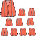 zojo High Visibility Safety Vests,Adjustable Size,Lightweight, Wholesale Reflective Vest for Outdoor Works, Cycling