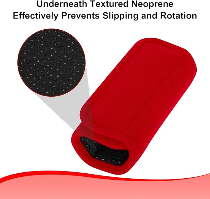 supregear Walker Grips (2 Pack), Soft Padded Hand Covers, Non-Slip Comfortable Cushion Padding for Folding Walker Handle, Moisture Wicking Mobility Accessory
