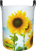 Laundry Basket Flower Plants Collapsible Large Capacity, 63L Dirty Clothes Basket Durable Lightweight Hamper With Handles Ideal For Clothes,Toys Home Organization,19.6in *15.7in,
