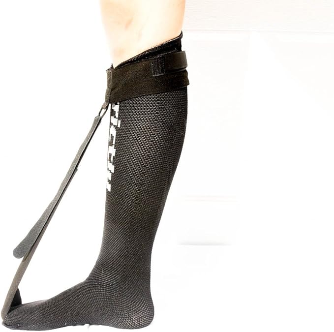 Single Strap Night Sock for Plantar Fasciitis and Achilles Tendonitis (Regular)