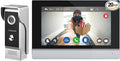 7-Inch Touchscreen Video Doorbell & Indoor Display Set. Wired via 4-Core Cable for Power + Tuya App Remote Access. 1080P HD, Motion Alerts, Color Night Vision, Local Storage, No Subscription.