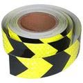 Reflective Tape 2 inch X 66 feet, Outdoor Waterproof Hazard Conspicuity Safety Warning Industrial Marking Tape