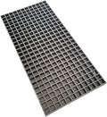 3.3ft*1.6ft Fiberglass Grating 1.5'' Thickness Gray Car Wash Grille Rectangle FRP Floor Grid for Floors Outdoor Drain Cover (1 PC)