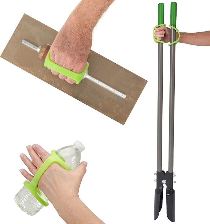 EazyHold Adaptive Handle for Sports, Tools, Cups and Bottles for Kids, Adults, Veterans, Seniors, Independent Living Accessory for Weak Grip, Stroke, Cerebral Palsy, Arthritis (2 Pack)