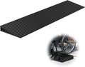 1.6" Rise Threshold Ramps for Doorways, 2000 Lbs Load Capacity, 35.5" Wide Natural Rubber Power Wheelchair Ramp is Adjustable and Cuttable for Doorways, Curb, Sweeper, Power Scooters, Bathroom