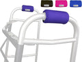 Crutcheze Walker Padded Hand Grip Covers Premium USA Designed Moisture Wicking, Comfort, Fashion, Washable - Standard Walker Handle Cushion - Mobility Aid Accessories