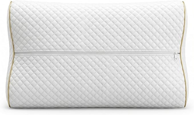 Royal Therapy Travel Memory Foam Cervical Pillow – Contour Pillow for Neck and Shoulder Pain