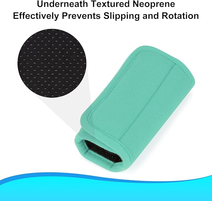 supregear Walker Grips (2 Pack), Soft Padded Hand Covers, Non-Slip Comfortable Cushion Padding for Folding Walker Handle, Moisture Wicking Mobility Accessory