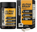 ONNIT Alpha Brain® Nootropic Brain Supplement for Men and Women, IGEN™ Non-GMO Tested, Memory, Mental Clarity, Cognitive Support and Focus Capsules with L-Theanine and Vitamin B6 (90 Count)
